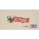 Porte-clés pour des 50 ans "50 piges"