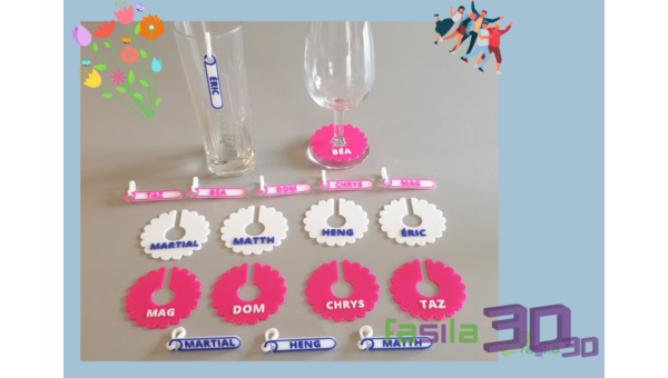 Des clips-verres personnalisables pour le printemps et toutes les saisons
